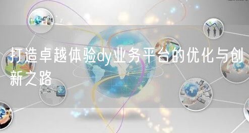 打造卓越体验dy业务平台的优化与创新之路
