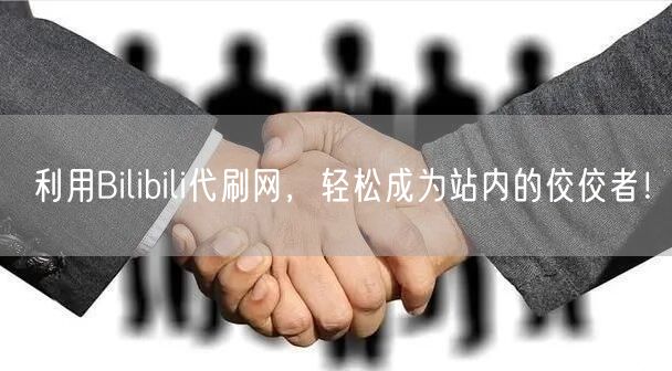 利用Bilibili代刷网，轻松成为站内的佼佼者！