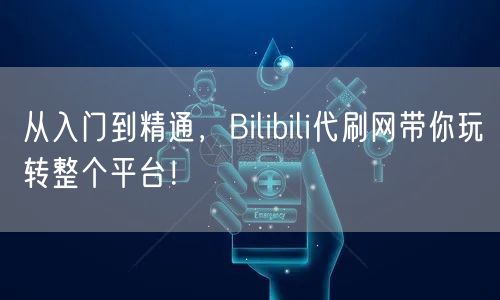 从入门到精通，Bilibili代刷网带你玩转整个平台！