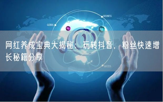 网红养成宝典大揭秘：玩转抖音，粉丝快速增长秘籍分享