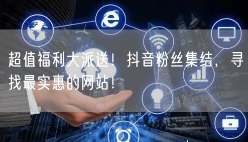 超值福利大派送！抖音粉丝集结，寻找最实惠的网站！
