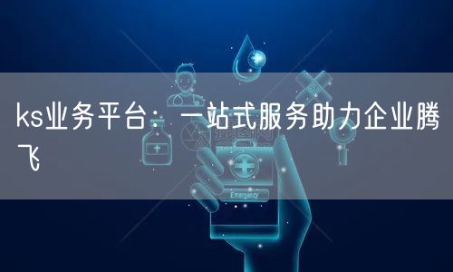 ks业务平台：一站式服务助力企业腾飞