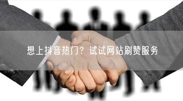 想上抖音热门？试试网站刷赞服务